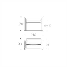 1.5 Seater Sofa