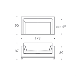 2 Seater Sofa