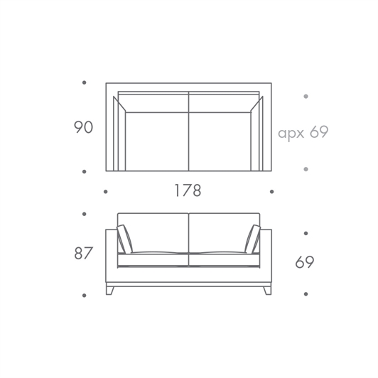 2 Seater Sofa