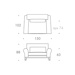 1.5 SEAT SOFA