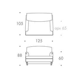 1.5 Seater Sofa