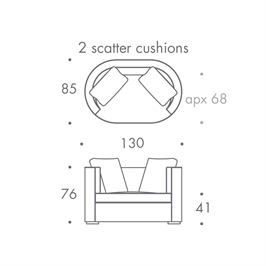 1.5 Seater Sofa