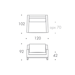 1.5 Seater Sofa