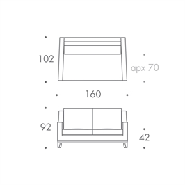 2 Seater Sofa
