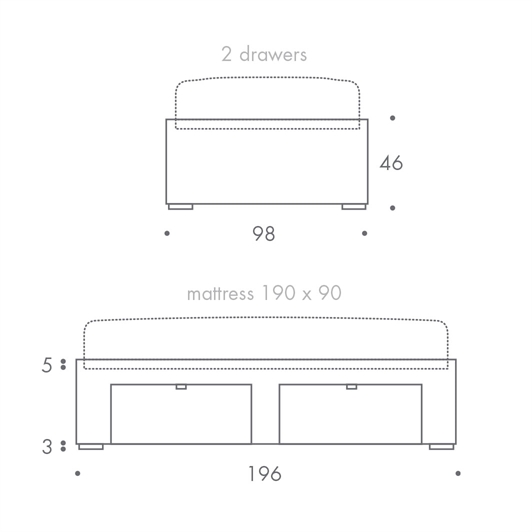 Single bed