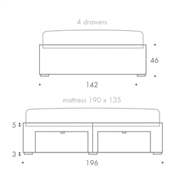 Double bed