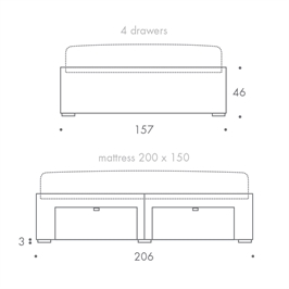King bed