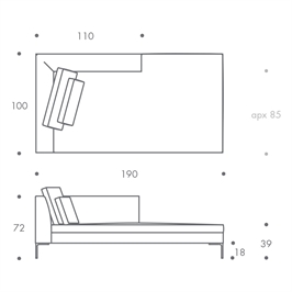 Chaise 3 (Left Hand)