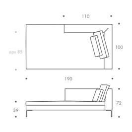 Chaise 4 (Right Hand)