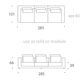 3 SEATER SOFA