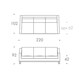 3 Seater Sofa