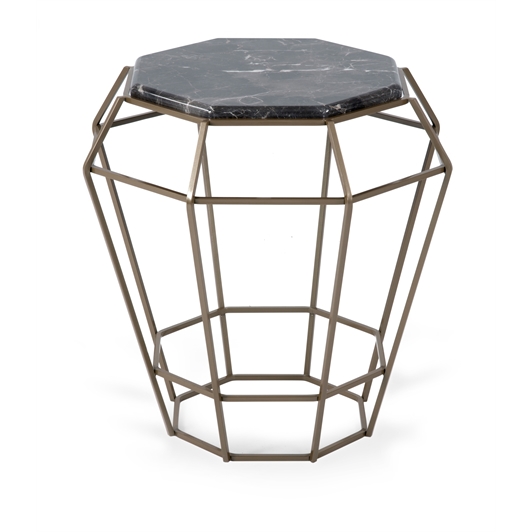 Gold Side Table