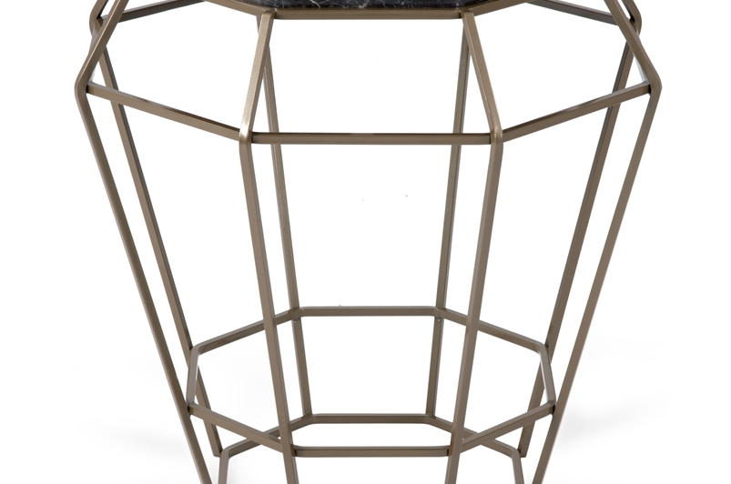Gold Side Table