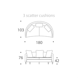 2 seater sofa - large