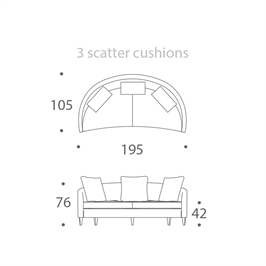 2.5 seater sofa