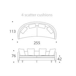 3.5 seater sofa