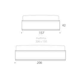 King Bed Base