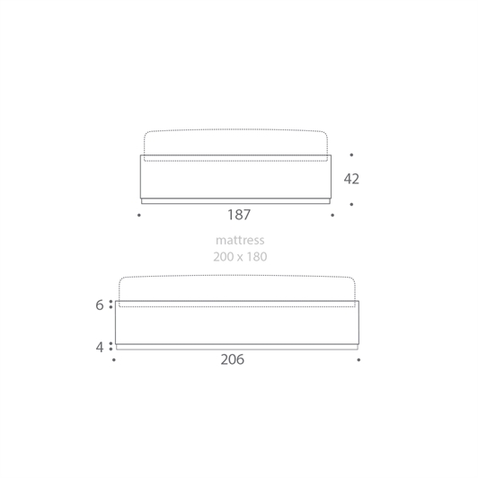 Super King Bed Base