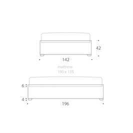 Double Bed Base
