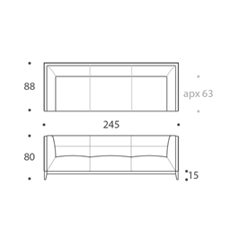3.5 seater