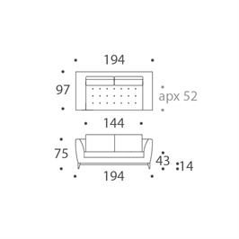 2 Seat Sofa