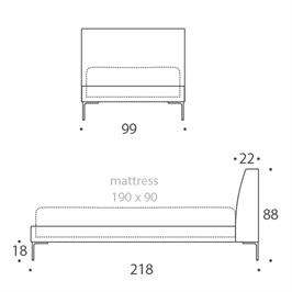 Single bed