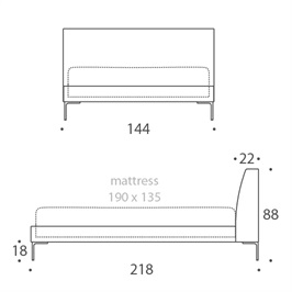 Double bed
