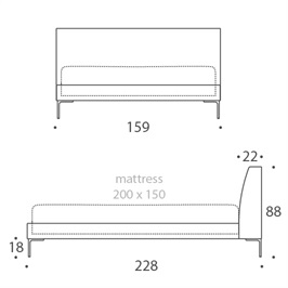 King bed