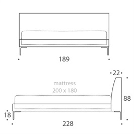 Super king bed