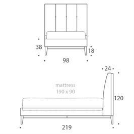 Single bed