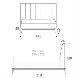 Double bed