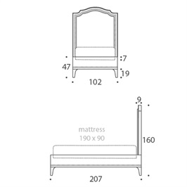 Single bed