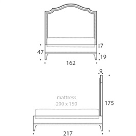 King bed