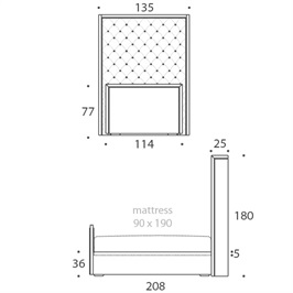 Single bed