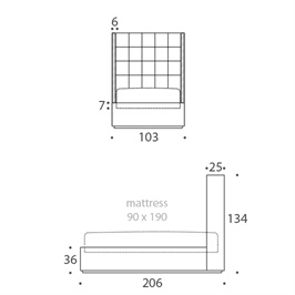 Single bed