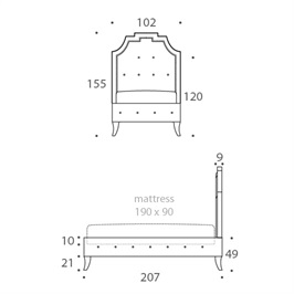 Single bed